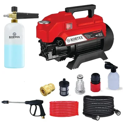 Kortex 1800W 130bar Red High Pressure Car Washer Pump Set, KORTEX R5D