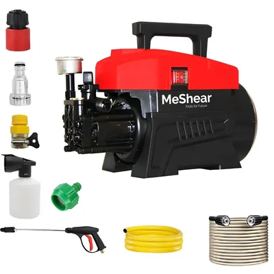 Heavy Quality 2200 W 180 Bar High Pressure Car Washer with 10 Meter Hose Pipe and Other Accessories