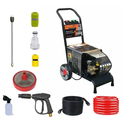 Mitsuyama 180 Bar Trolley Type High Pressure Washer With 3 HP Copper Motor, 10 LPM Flow Rate ( MY-HPW-1800)