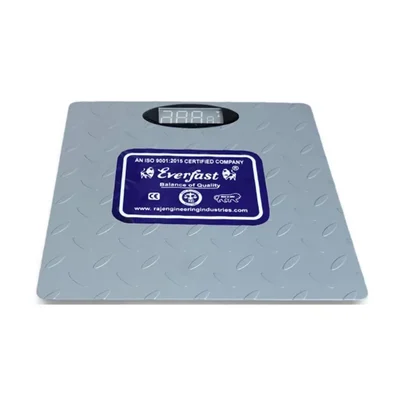 Everfast 180kg Battery Powered Mother and Child Scale for Hospital and Clinic Use with Auto Tare and Step On Technology Poshan