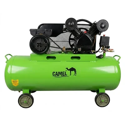 Camel 2HP 1.5kW 180L Belt Air Compressor Heavy Industrial Duty Auto Stop Compact Design AC-200LBD