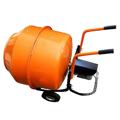 Heavy Duty 220L 850 Watt Single Phase Tilt Type Concrete Mixer with Electric Motor for Construction Work