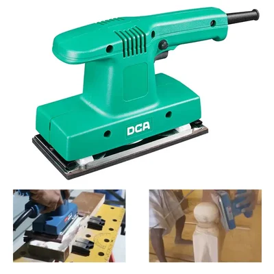 DCA 185 mm 180 Watt Orbital Sander With Carbon Brush, 10000 RPM (ASB185)