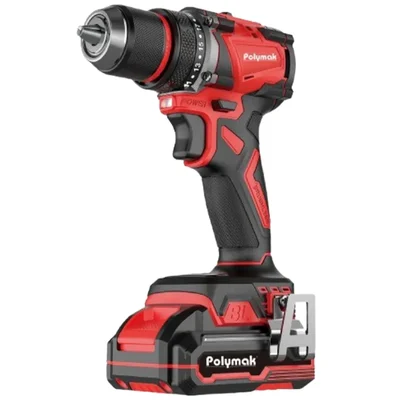 Polymak 18.5V Brushless 1300RPM 28Nm Cordless Drill Driver PM-CDD-18.5V-1BL-DY