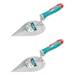 Total 7"/188mm 2 Pcs Bricklaying Trowel (THT82766)
