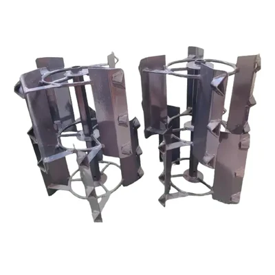 Surya Heavy Duty 2 Pcs of 18 Inch Paddy Cage Wheel for 7 to 12 HP Diesel Power Weeder