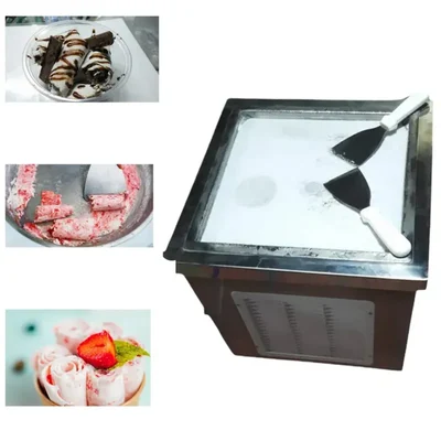 Premium Quality 18X18 inch Electric Table Top Tawa Ice Cream Machine