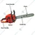GT Shakti 58-cc Petrol Chainsaw with 22 inch Guide Bar for Landscaping and Cutting Purposes | GT-CS5800