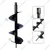 Heavy Duty 18 inch Single Spiral Auger Bit for Earth Auger | Post Hole Digger Machine