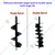 Heavy Duty 18 inch Single Spiral Auger Bit for Earth Auger | Post Hole Digger Machine