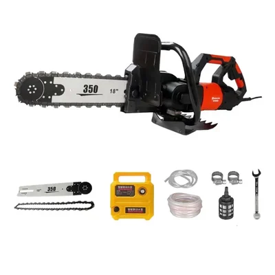 Premium Quality 18 Inch 3200 Watt Block Cutter/Brick Wall Cutter Electric Chain Saw with Accessories, 6300 RPM