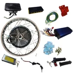 18 Inch Spoke Wheel Electric Conversion Kit 1500W, 48V/60V, Full Set for E-Bike/E-Scooter