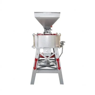 Saskia 18-Inch 3 HP Horizontal Stone Janta Atta Chakki Commercial Flour Mill Grinder Without Motor