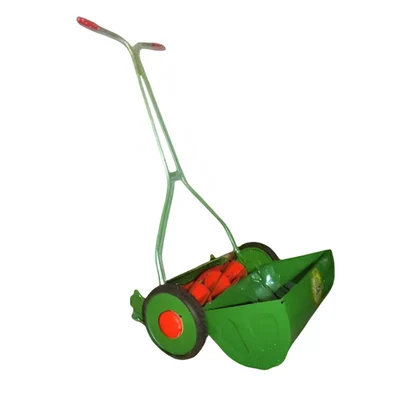 Leo Side Wheel Type 18 inch (450 mm) Steel Frame Manual Lawn Mower | Ideal for Grass Cutting/Trimming | 0378