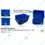Avsar 350 x 200 x 200 mm FPO Blue Storage Bins With HDPE Material (Bin-45) (Pack Of 18)