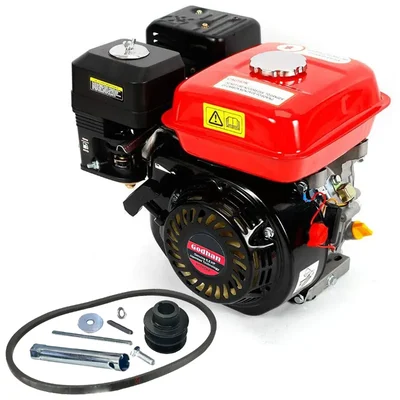 Godhan 196CC 6.5 HP 4 Stroke Single Cylinder Air Cooled Recoil Start Petrol Engine, 3.6L Fuel Tank, With All Accessories