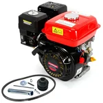 Godhan 196CC 6.5 HP 4 Stroke Single Cylinder Air Cooled Recoil Start Petrol Engine, 3.6L Fuel Tank, With All Accessories