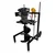 MECSTROKE Heavy Duty 4 Stroke 196 CC Commercial Trolley Earth Auger | Post Hole Digger With 8 Inch Double Spiral Bit 