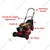 MECSTROKE Heavy Duty 20 inch (Push Type) Petrol Lawn Mower 4-stroke 196-cc with Adjustable Cutting Height | SM196LM