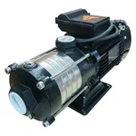 Heavy Duty 1Hp Single Phase Copper Winding Pressure Booster Pump, 38m Max. Head, 1.25""x1"" Pipe - 1 Year Warranty