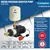 Crompton 1 Hp Single Phase Booster Pump With 24L Tank For 5 Bathrooms, SS Impeller (CFCHM4E1.0B-V24) - 1 Year Warranty