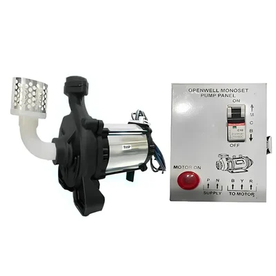 MAGNUM 1 HP Single Phase 100 Feet max Head Mini Open Well Pump with Control Panel (1 year warranty)