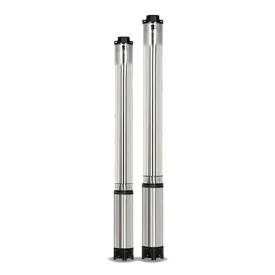 Kirloskar 1HP 10 Stages 4 inch 1Phase Water Filled Borewell Submersible Pump, 262ft Head (BIGFLOW-1010)