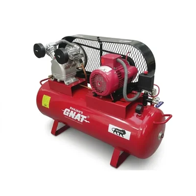 GNAT 1 HP 110L Belt Driven Lubricated Air Compressor for Workshops & Spray Painting