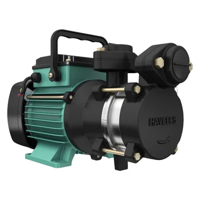 Havells 1 HP Single Phase Self Priming Monoblock Pump 35m Max. Head, 2100 LPH, 25X25mm (DARIYA 10) - 1 Year Warranty