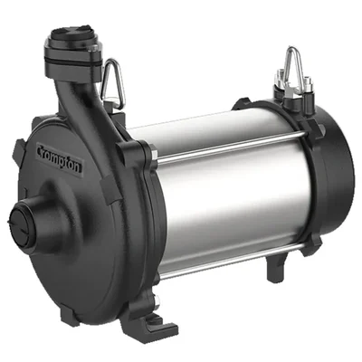 Crompton 1Hp Single Phase Openwell Submersible Pump, No Starter Needed, 88ft Max. Head (OWE12(1PH)C-28)-1 Year Warranty