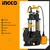 Ingco 1Hp Single Phase Sewage Submersible Pump, Copper Winding, 13m Max Head, 2" Outlet, With 9m Cable (SPDS7508)