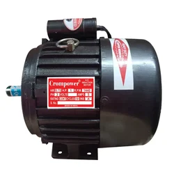 Crompower 1 Hp Three Phase 4 pole Foot Mounted AC Induction Motor, 1440 RPM, Cast Iron Body - 1 Year Warranty