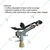 Heavy Duty Yuzuak Atom 22 Impulse Sprinkler 1 Inch Circular Sprinkler Perfect for All Agricultural/Full or Partial Circle & Lawn