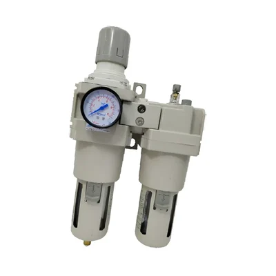 Kobmax 1 Inch Filter+Regulator+Lubricator Unit With Gauge and Metal Guard (KX-AC5010-10)