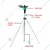 PPL AGRO Plastic 1 inch Rain Gun with Stand, Riser Pipe and Pressure Gauge