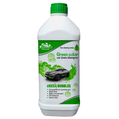 Uniwax 1 Kg Green Color Car Foam Shampoo to Soften Surface Dirt
