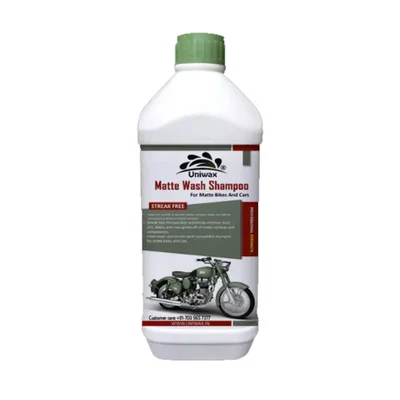 Uniwax 1L Matte Wash Shampoo for Matte Bikes And Cars to Clean Dust, Dirt, Debris, Road Grime