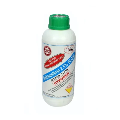 Super 7000 Deltamethrin 2.5% Flow 1 Litre Mosquito Repellent Spray (Pack Of 5)