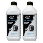 2pcs Combo Pack of Uniwax 2L(1L x 2pcs) Tire Dresser Plus Cleaner & Shiner Used to Protect and Dress All Tires