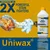 Uniwax 1L Laundry Emulsifier / Detergent Booster Oil & Grease Stain Remover