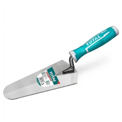 Total Bricklaying Trowel 8 Inch 200 mm Heavy Duty Masonry Tool with 9.5mm Connecting Rod for Construction (THT82826)