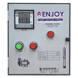 ENJOY 1Hp 1Phase V4 Digital Relay Control Panel, 13-21Amp Relay, 50μF Capacitor, for Water Filled Submersible Pumps