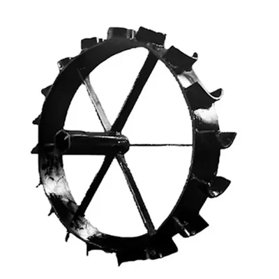 Heavy Duty 1 Piece 16 inch Big Iron Wheel for 5 to 12 HP Petrol Power Tiller(Wheel Type-Right Wheel)