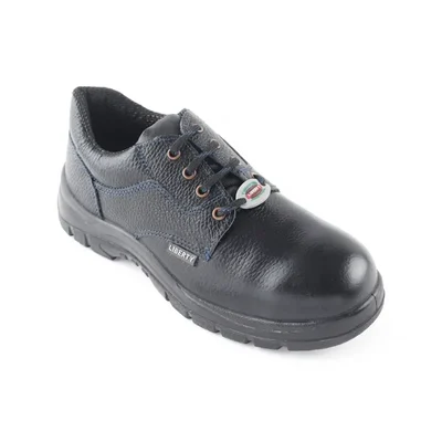 Liberty SHAKTI-1SK Low Ankle Steel Toe Leather ISI Marked Safety Lacing Shoe for Men(Size-5)