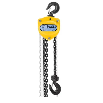 Bajaj indef M Series 1 Ton Single Fall Manual Chain Pulley Block (1 Year Warranty)(Chain Length-3m)