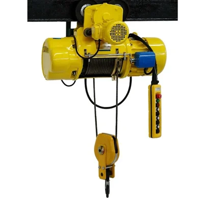 Boltz 1 Ton CD1 3 Phase Electric Wire Rope Hoist with 9 meters & 8 mm Wire Rope Lifting With Electric Trolley for Industrial Use