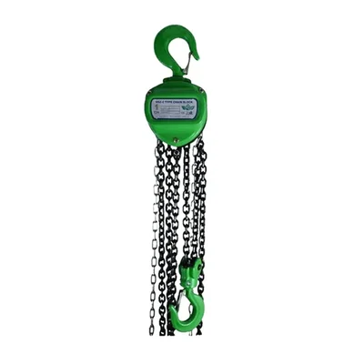 Turtle 1 Ton Chain Pulley Block With 8 Meter Lifting Height, 8 meter & 6mm Load chain, Single Fall
