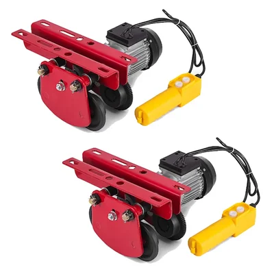 HT 1 Ton Motorized Electric Travelling Trolley For Electric Hoists (Pack Of 2 Pcs)