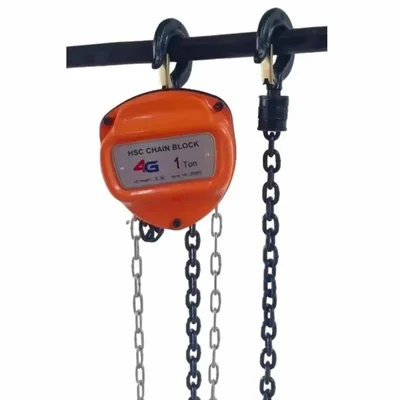 4G 1 Ton Chain Pulley Block HSC Type With 6 Meter Standard Lift & 6 mm Load Chain - Single Fall