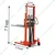 Heavy Duty 1 Ton Hand & Foot Operated Manual Hydraulic Stacker,1600 mm Maximum Lifting Height- Fork Size (L x B) : 900 x 740 mm